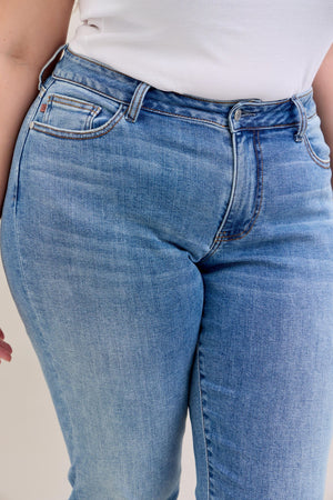 Judy Blue - Mid-Rise Boyfriend Jeans - 82703