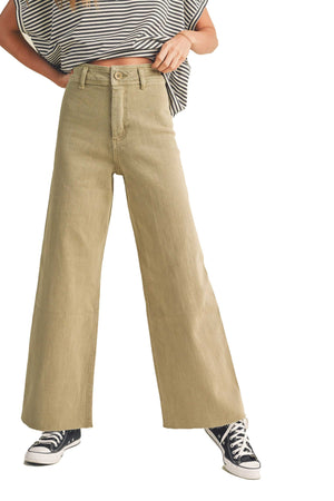 Miou Muse - Straight Wide Leg Denim Pants - MMP623 - SaltTree