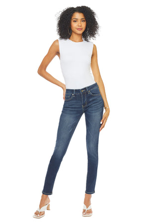 Kancan - Women's Mid Rise Super Skinny Jeans - Basic - KC7085 ST - SaltTree
