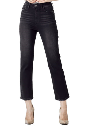 Risen Jeans - High Rise Crop Straight Jeans - RDP5250 - SaltTree