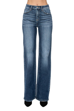 Risen Jeans - High Rise Straight Jeans - RDP5784 - SaltTree