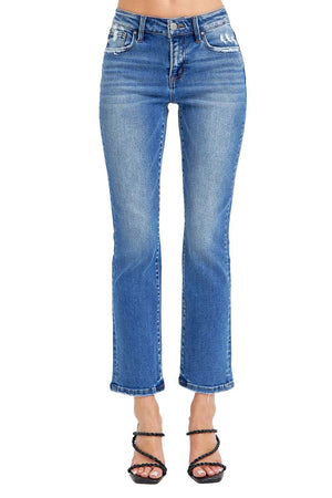 Risen Jeans - Mid Rise - Straight Jeans - RDP5302RT