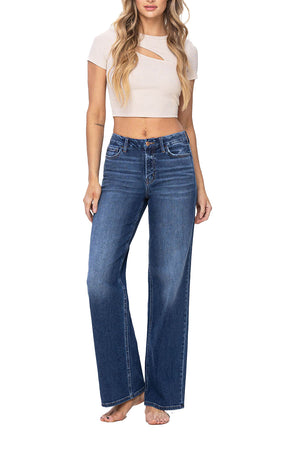 Flying Monkey - High Rise Loose Jeans - F5363 - SaltTree