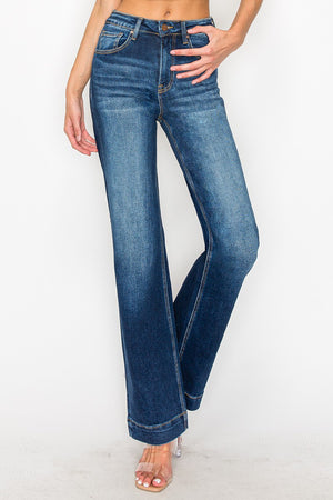 Risen Jeans - High Rise Straight Jeans - RDP5444 - SaltTree