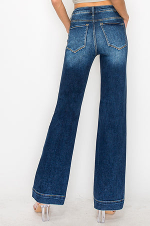 Risen Jeans - High Rise Straight Jeans - RDP5444 - SaltTree