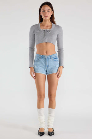 Enjean - High Rise Cuffed Jeans - Esp3662s - SaltTree