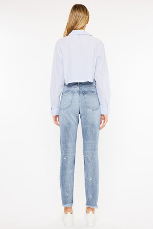 Kancan - Oceana High Rise Slim Straight Jeans - KC8708M - SaltTree