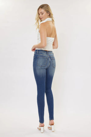 Kancan  - Wesley High Rise Super Skinny Jeans - Curvy - kc7145mcv - SaltTree