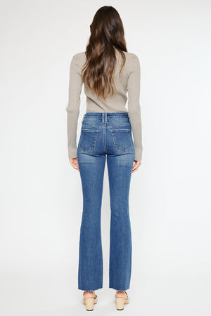 Kancan - Brenda High Rise Bootcut Jeans - KC11259 - SaltTree