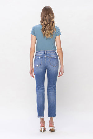 Flying Monkey - Excellent - High Rise Slim Straight Jeans - F5213 - SaltTree