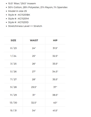 Kancan - Jovi High Rise Cigarette Leg Jeans - kc11251 - SaltTree