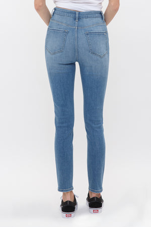 Mica Denim - Metsovo High Rise Ankle Skinny Jeans - MDP-S130 - SaltTree