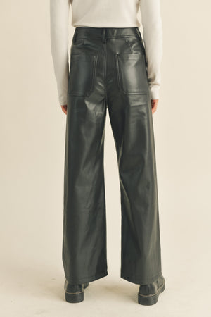 Miou Muse - Straight Wide Leg Denim Pants - MMP623 - SaltTree
