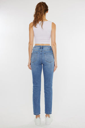 Kancan - Adaline High Rise Slim Straight Jeans - kc11252 - SaltTree