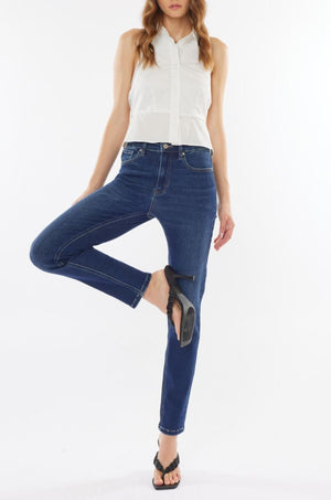 Kancan - Jovi High Rise Cigarette Leg Jeans - kc11251 - SaltTree