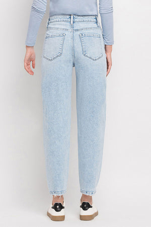 Flying Monkey - Super High Rise Barrel Leg Jeans - F5677 - SaltTree