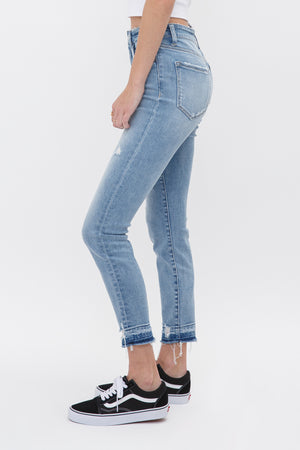 Mica Denim - Fell for You High Rise Crop Skinny Jeans - MDP-S247 - SaltTree