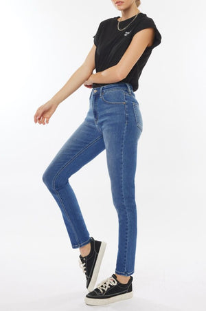 Kancan - Jovi High Rise Cigarette Leg Jeans - kc11251 - SaltTree