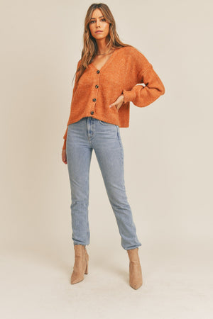 MABLE Long Sleeve Button Down Sweater Cardigan - SaltTree