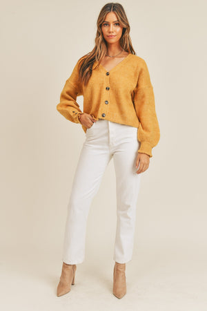 MABLE Long Sleeve Button Down Sweater Cardigan - SaltTree