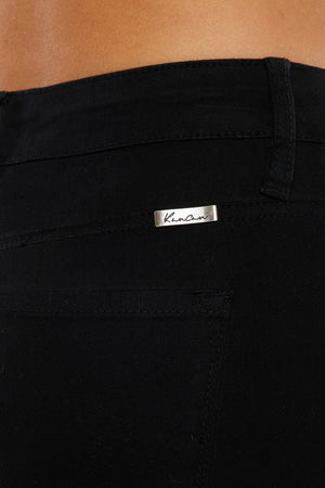 Kancan - Women's Super High Rise Super Skinny Jeans KC6009BK - SaltTree