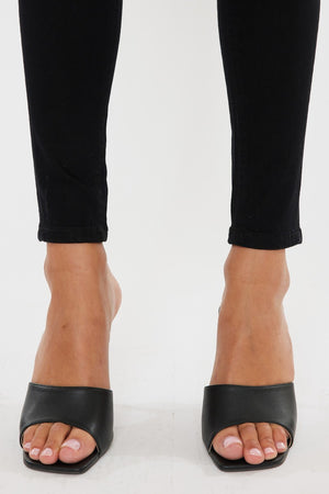 Kancan - Women's Super High Rise Super Skinny Jeans KC6009BK - SaltTree