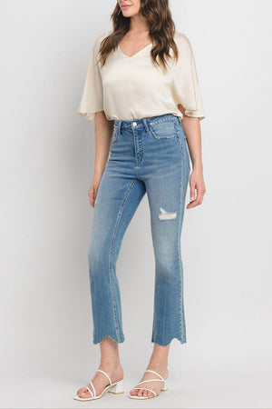 Flying Monkey - Inventive - High Rise Kick Flare - F5120 - SaltTree