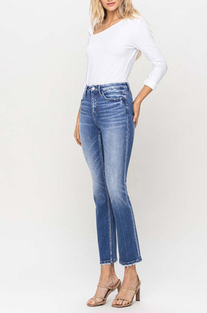 Flying Monkey - High Rise Slim Straight Jean - F5124 - SaltTree
