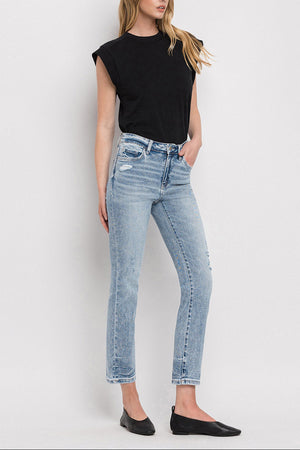 Flying Monkey - High Rise Slim Straight Jean - F5168 - SaltTree