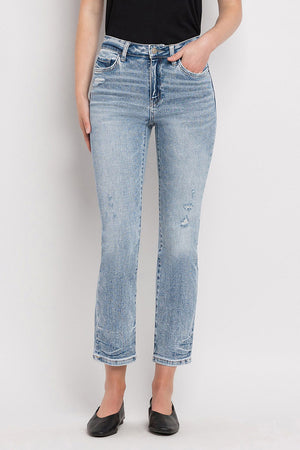 Flying Monkey - High Rise Slim Straight Jean - F5168 - SaltTree