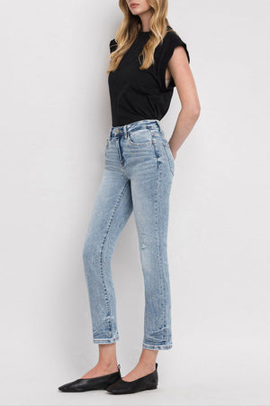 Flying Monkey - High Rise Slim Straight Jean - F5168 - SaltTree