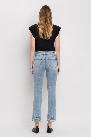 Flying Monkey - High Rise Slim Straight Jean - F5168 - SaltTree