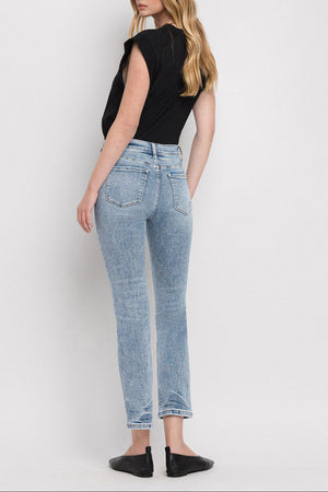 Flying Monkey - High Rise Slim Straight Jean - F5168 - SaltTree