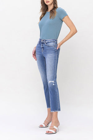 Flying Monkey - Excellent - High Rise Slim Straight Jeans - F5213 - SaltTree