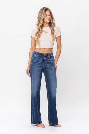 Flying Monkey - High Rise Loose Jeans - F5363 - SaltTree