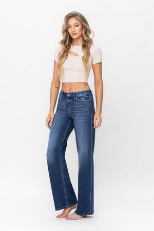 Flying Monkey - High Rise Loose Jeans - F5363 - SaltTree