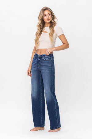 Flying Monkey - High Rise Loose Jeans - F5363 - SaltTree