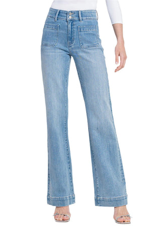 Flying Monkey - 90's Vintage Super High Rise Flare Jeans - F5655 - SaltTree