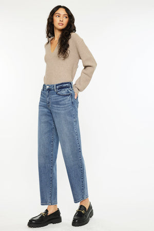 Kancan - Grace Essentials High Rise Slim Barrel - kc20084m - SaltTree