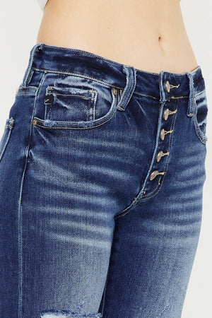 Kancan - Women's High Rise Mom Jeans - kc5118d - SaltTree