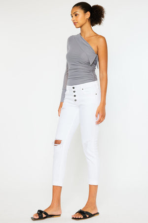 Kancan - Women's High Rise Mom Jeans - kc5118d - SaltTree