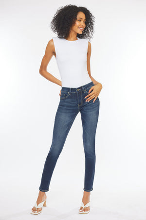 Kancan - Women's Mid Rise Super Skinny Jeans - KKC7085LOH, DH *1 - SaltTree
