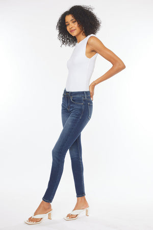 Kancan - Women's Mid Rise Super Skinny Jeans - Basic - KC7085 ST - SaltTree