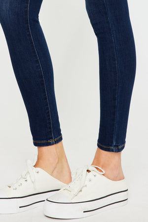 Kancan - Women's Mid Rise Super Skinny Jeans - Basic - KC7092 ST - SaltTree