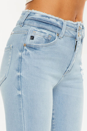 Kancan - Women's High Rise Ankle Skinny Jeans - KC7317 ST - SaltTree