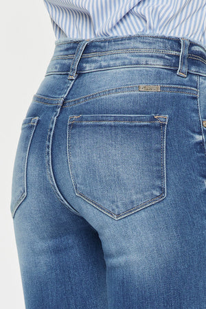 Kancan - Women's High Rise Ankle Skinny Jeans - KC7317 ST - SaltTree