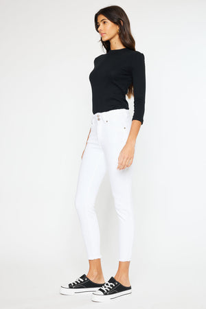 Kancan - Women's High Rise Ankle Skinny Jeans - KC7317 ST - SaltTree