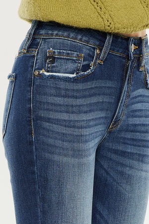Kancan - Women's High Rise Ankle Skinny Jeans - kc8395 - SaltTree
