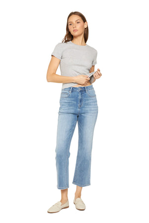 Mica Denim - Super High-Rise Straight Loose Fit Jeans (26.25" Inseam) - MDP-T3482