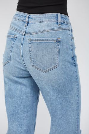 Mica Denim - High Rise Super Wide Fit Jeans - MDP-W3030LT - SaltTree